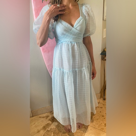 Free People Hailey midi dress. So pretty and ethereal. Princess & fairy like. - Picture 3 of 8